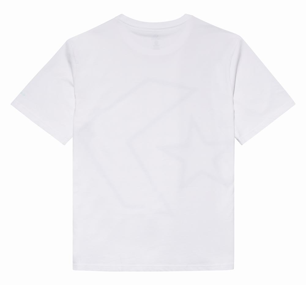 Camiseta Converse Tilted Star Chevron Homem Branco 684930PBS